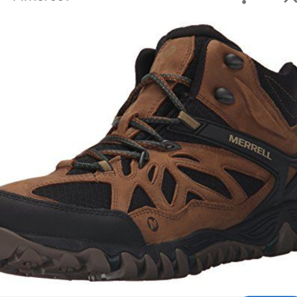 Merrell All Out Blaze Vent Mid Waterproof Hiking Boots Shoes 11.5